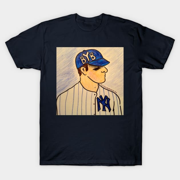 Robert Casey Illustration- Bleeding Yankee Blue T-Shirt by Bleeding Yankee Blue